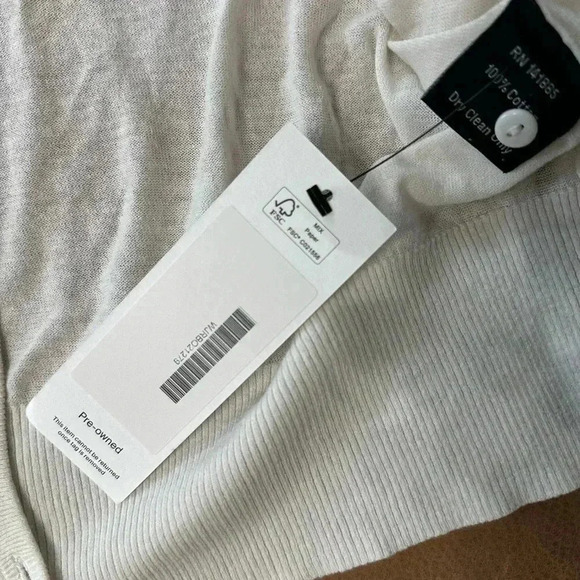 Jarbo Cream Color Cardigan Women’s Size 1 (Small) Flawed - Picture 8 of 10